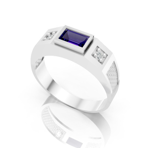 Anél de Formatura Masculino em Prata FP-025 - comprar online