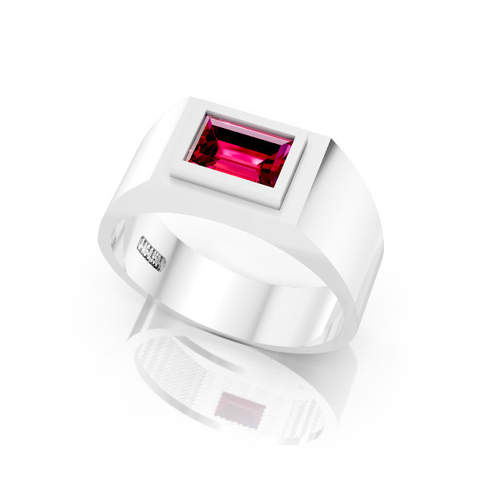 Anél de Formatura Masculino em Prata FP-081 - comprar online