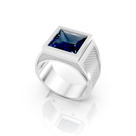 Anél de Formatura Masculino em Prata FP-092 - comprar online