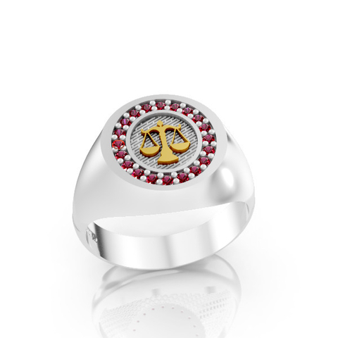 Anél de Formatura Masculino em Prata FPM-098 - comprar online