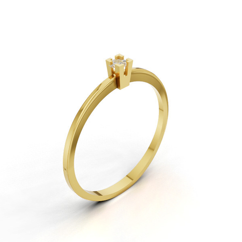 Anel Solitário JP-042 - comprar online