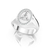 ANEL FEMININO EM PRATA PJ-094 - comprar online