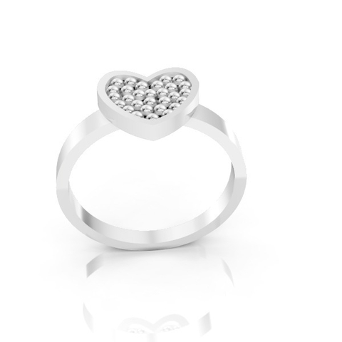 ANEL FEMININO EM PRATA PJ-038 - comprar online