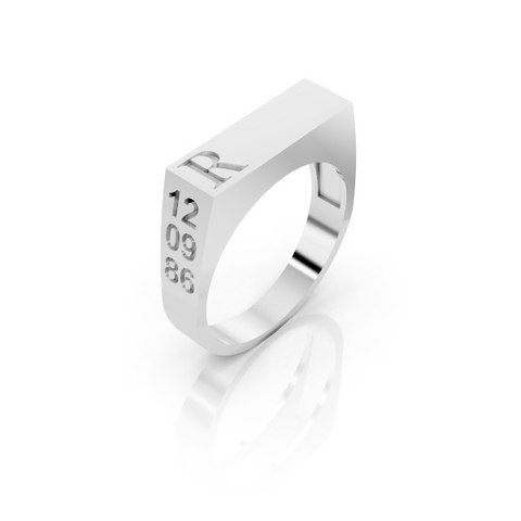 ANEL FEMININO EM PRATA PJ-016 - comprar online