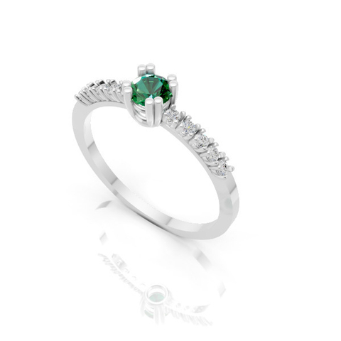 ANEL FEMININO EM PRATA PJ-128 - comprar online