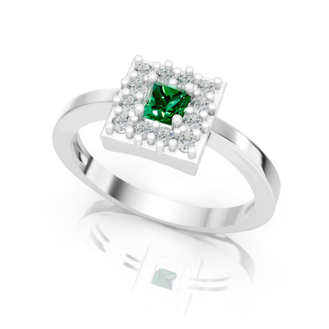 ANEL FEMININO EM PRATA PJ-072 - comprar online