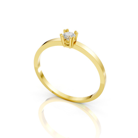 Anel Solitário JP-043 - comprar online