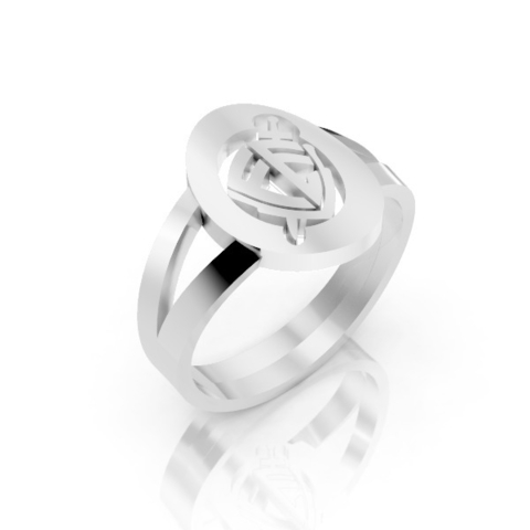 ANEL FEMININO EM PRATA PJ-071 - comprar online