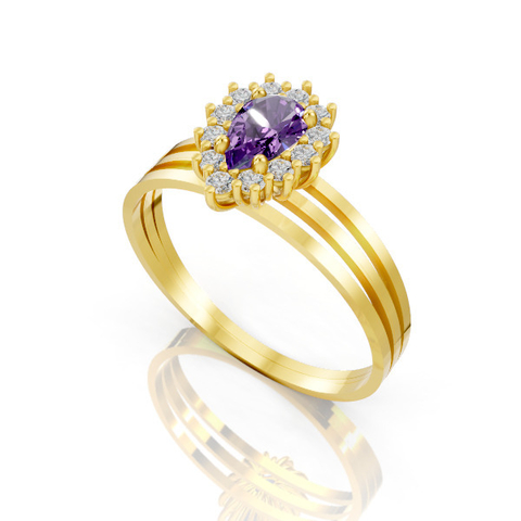 ANEL DE FORMATURA FEMININO F-017 - comprar online