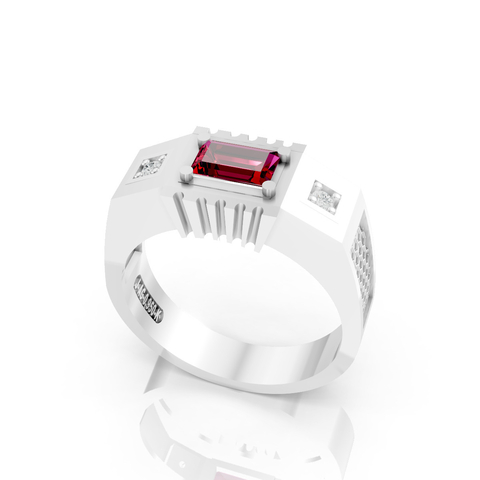 Anél de Formatura Masculino em Prata FP-039 - comprar online