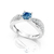 ANEL FEMININO EM PRATA PJ-075 - comprar online