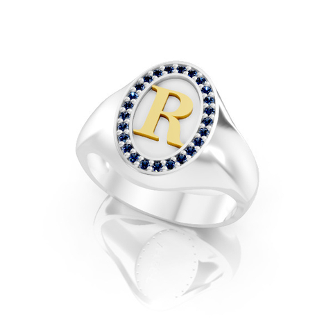 ANEL FEMININO EM PRATA PJ-093 - comprar online