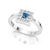ANEL FEMININO EM PRATA PJ-072 - comprar online