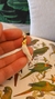 Colar Feito à mão- Calopsita branca - Aquarelas do Sul