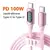 Cabo USB C para USB C 100W Com Display - loja online
