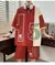 Camiseta masculina shorts conjunto de 2 peças 2024 agasalho vermelho coreano de - loja online