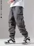 Calça cargo multibolso masculina, calça fina, confortável e confortável, cas - comprar online