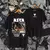Asta yuno camiseta trevo preto topo anime mangá menina presentes camisa preta t - comprar online