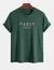 Moletom masculino com estampa de paris, moletom solto com estampa casual, gola r - Loja Noirwear