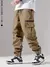 Calça cargo multibolso masculina, calça fina, confortável e confortável, cas - loja online