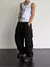 Imagem do Primavera verão moda casual calças para homens streetwear cor sólida calças