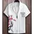 Camisa havaiana masculina 3d flor &amp; texto impressão praia festa moletom sol na internet