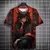 Estilo japonês samurai katana menina camisetas impressão 3d personalidade anim - comprar online