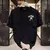 Camiseta masculina de verão algodão americano camiseta esportiva harajuku high - loja online
