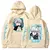 Jujutsu masculino e feminino kaisen anime estampa moletom com capuz, roupas sato