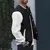 Preto cinza branco corta cor jaqueta solta oversized S-5XL roupas dos homens rou - comprar online