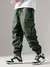 Calça cargo multibolso masculina, calça fina, confortável e confortável, cas - Loja Noirwear