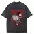 Anime japonês dandadan okarun camiseta masculina dos desenhos animados de alta na internet