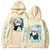 Jujutsu masculino e feminino kaisen anime estampa moletom com capuz, roupas sato - comprar online