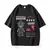 Camiseta masculina vintage 90s sombras ouriços camisetas moda verão camisetas