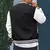 Preto cinza branco corta cor jaqueta solta oversized S-5XL roupas dos homens rou - Loja Noirwear