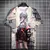Estilo japonês samurai katana menina camisetas impressão 3d personalidade anim
