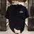 Camiseta masculina de verão algodão americano camiseta esportiva harajuku high na internet
