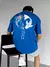 Japonês koi harajuku ilustração padrão camiseta masculina verão casual t ca - loja online