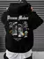 Dream Maker dos homens Admirável escultura padrão velo Hoodies, bolso criativo