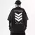 Y2k techwear camisetas masculinas design de capa moda casual anime harajuku stre - comprar online