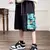 Terno esportivo japonês masculino, camiseta e shorts moda High Street, conjunto