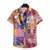 Verão 3d graffiti flor impresso camisas para homens crianças moda streetwear m na internet