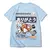 Camiseta curta de algodão e mangas informais de algodão hip hop japonês diver - comprar online