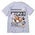 Camiseta curta de algodão e mangas informais de algodão hip hop japonês diver - loja online
