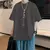 Camisetas masculinas de algodão tamanho grande preto verão wear oversized cami