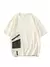 Camiseta esportiva casual masculina, Streetwear, mangas curtas, preto, cáqui, c - comprar online