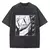 Anime japonês dandadan okarun camiseta masculina dos desenhos animados de alta
