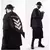 Y2k techwear camisetas masculinas design de capa moda casual anime harajuku stre - Loja Noirwear
