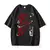 Camiseta masculina vintage 90s sombras ouriços camisetas moda verão camisetas - Loja Noirwear