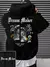 Imagem do Dream Maker dos homens Admirável escultura padrão velo Hoodies, bolso criativo